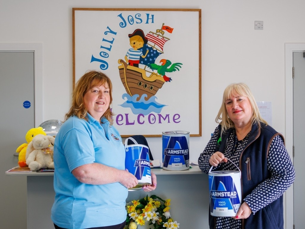 Paint donation keeps Jolly Josh bright and welcoming