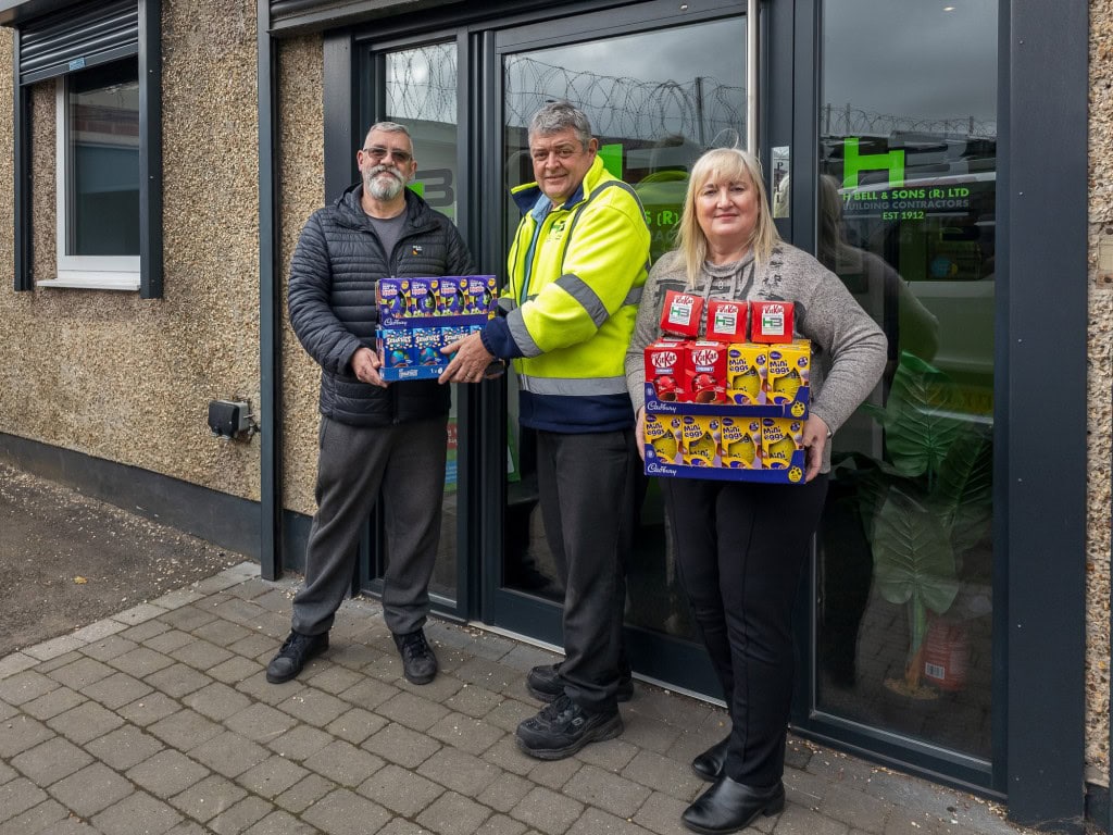 Spreading Easter Cheer: H Bell & Sons Donates 350 Eggs to Local Families